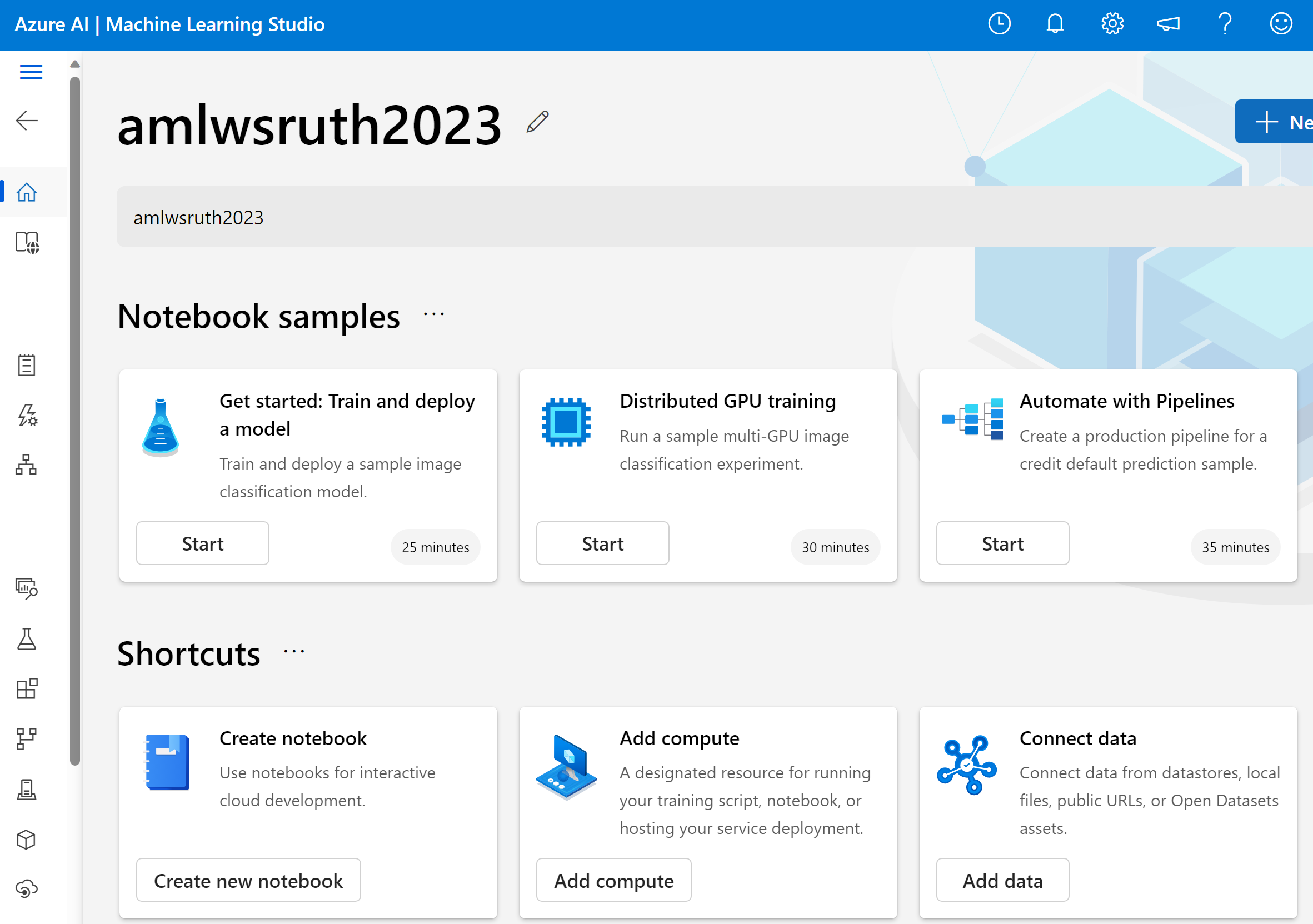 Azure ML studio